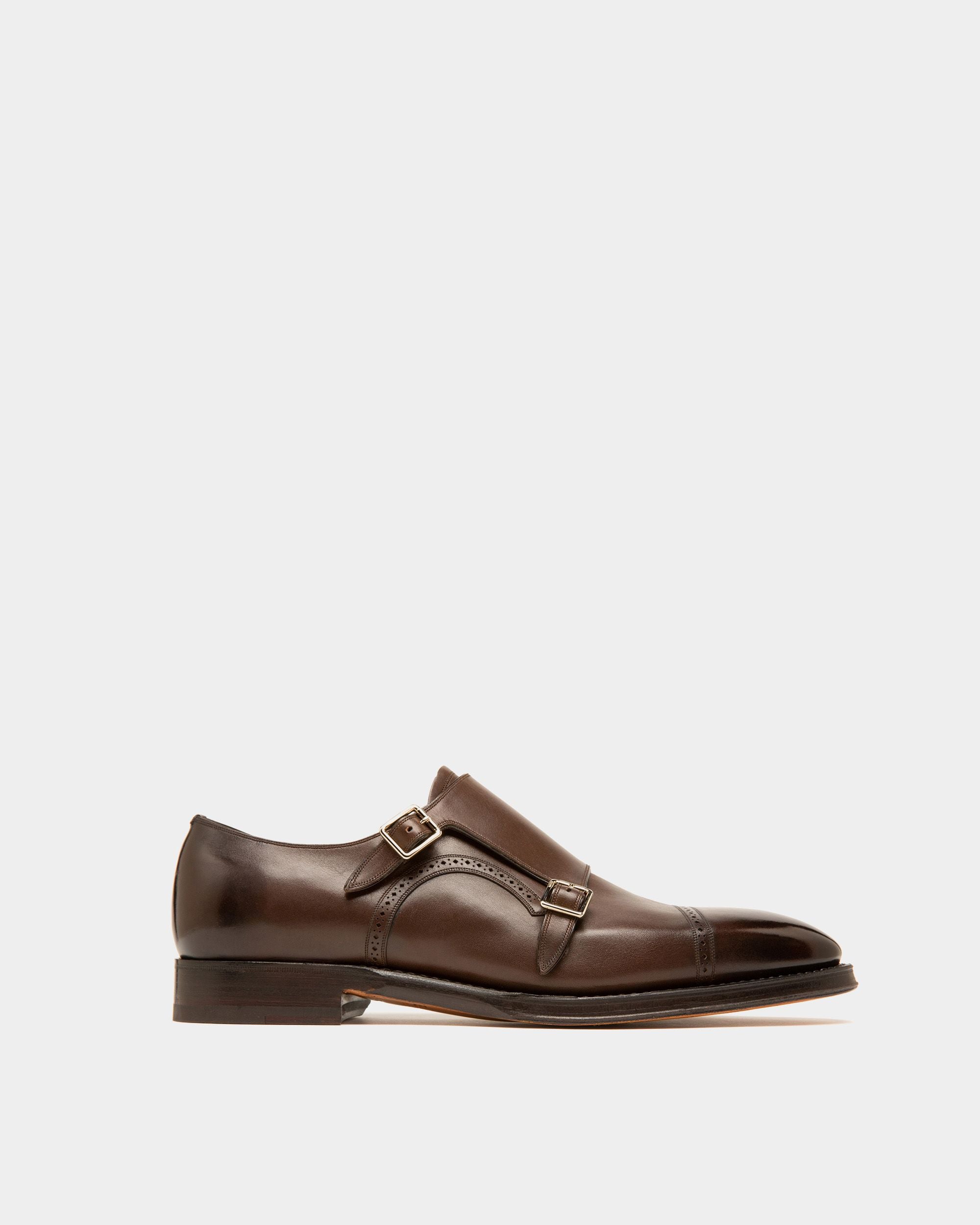 Scardino Monk-Strap In Pelle Marrone - Uomo - Bally - 01