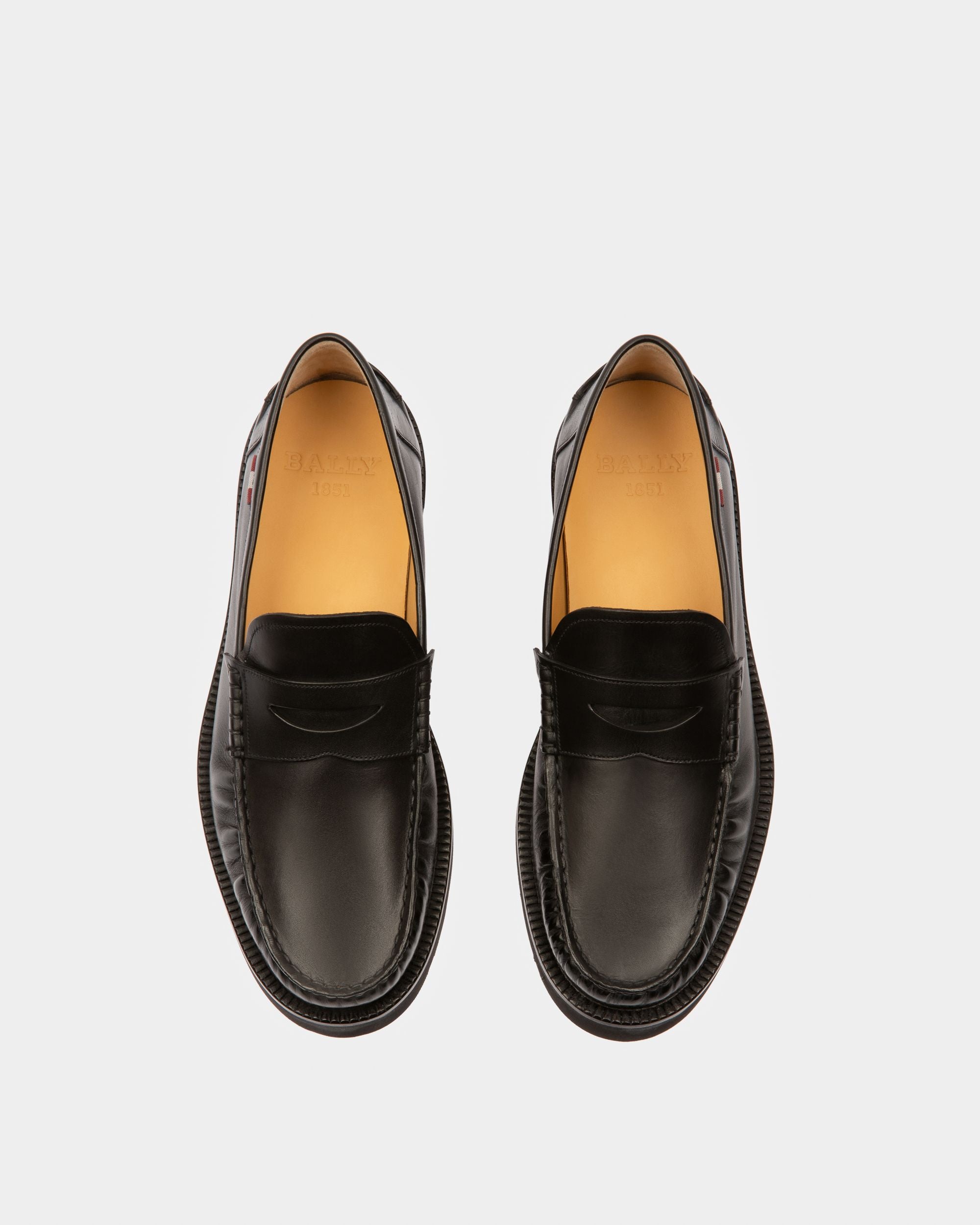 Noah Mocassini In Pelle Nera - Uomo - Bally - 02