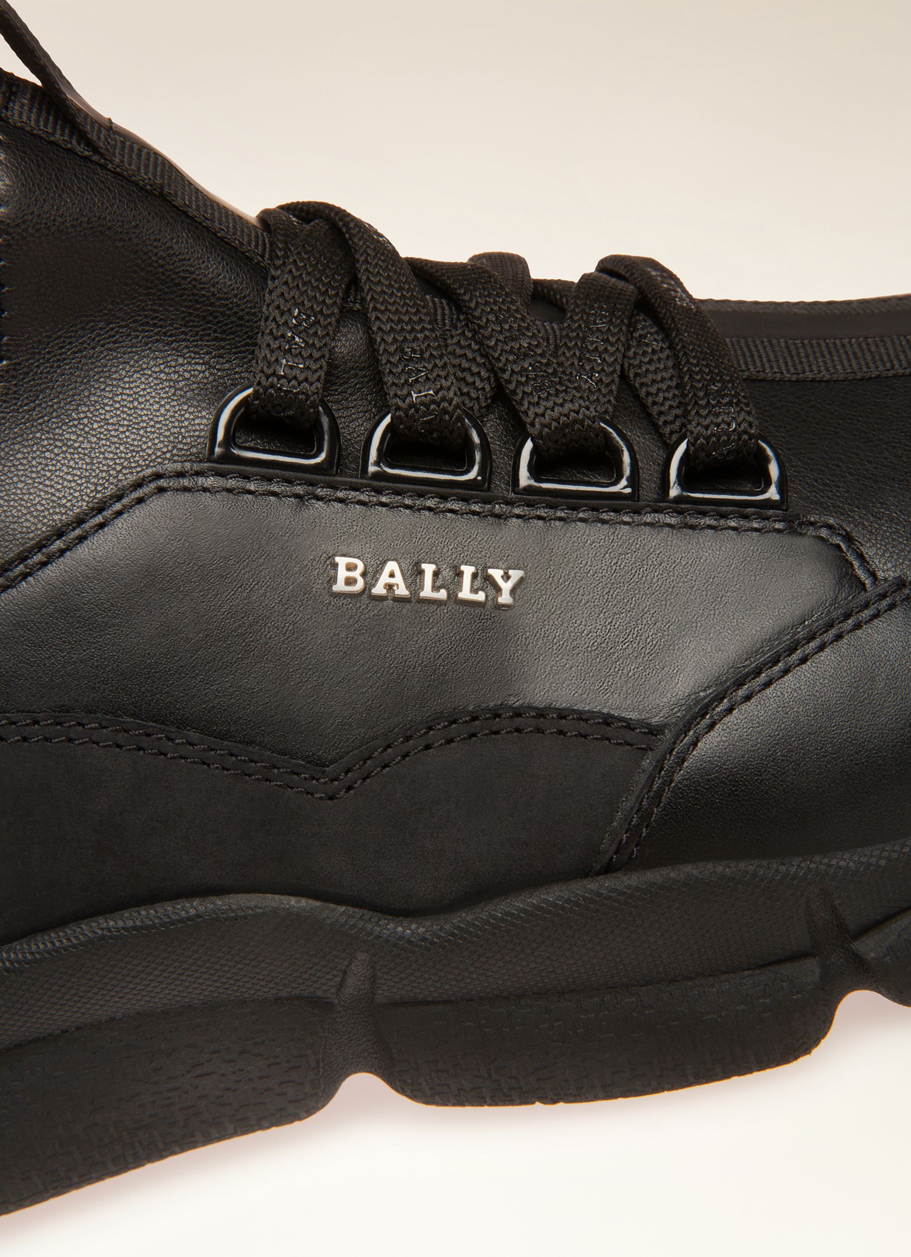 Bally Escapes Passe Partout Sneakers En Cuir Noir - Homme - Bally - 02