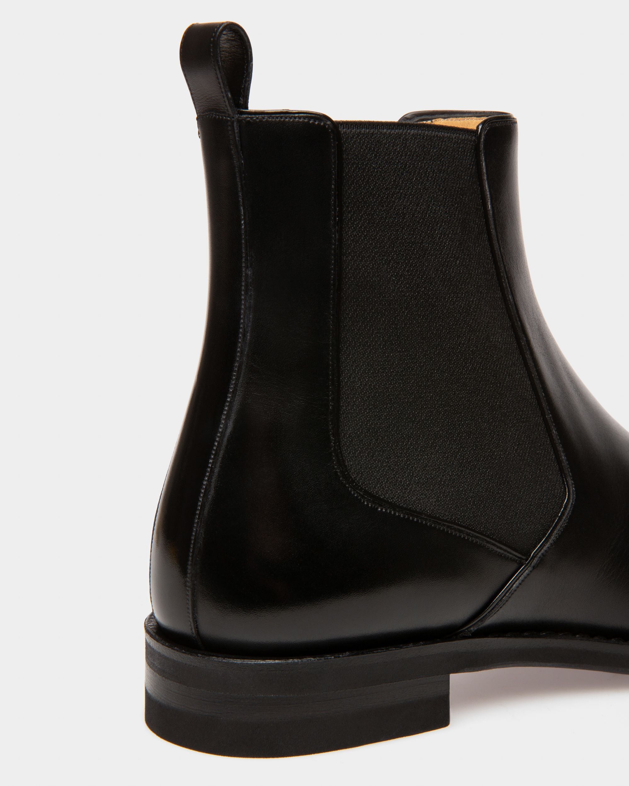 Flea Leather Boots In Black - Women's - Bally - 05