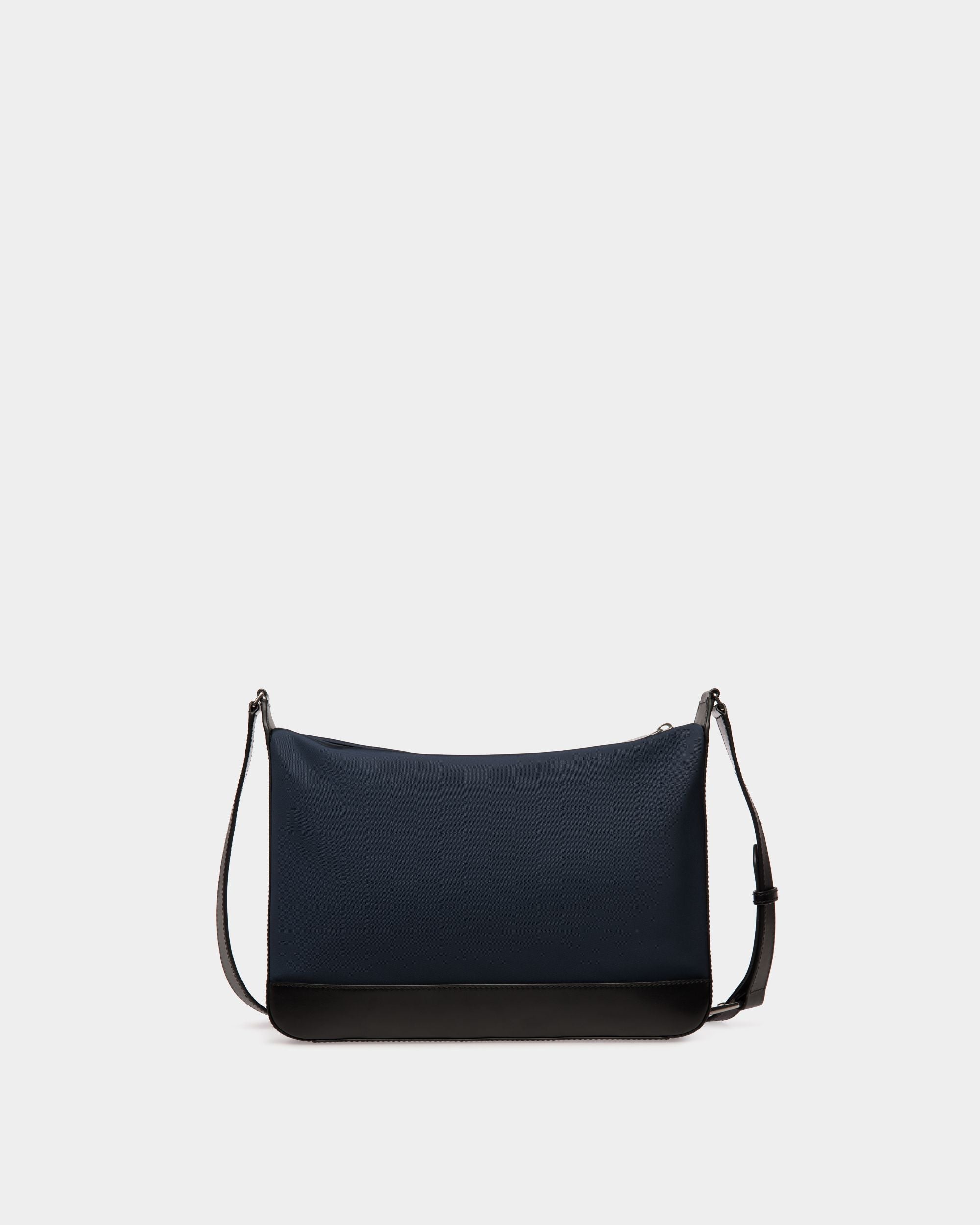 Bar Crossbody Bag in Navy Blue Nylon And Leather - Herren - Bally - 02