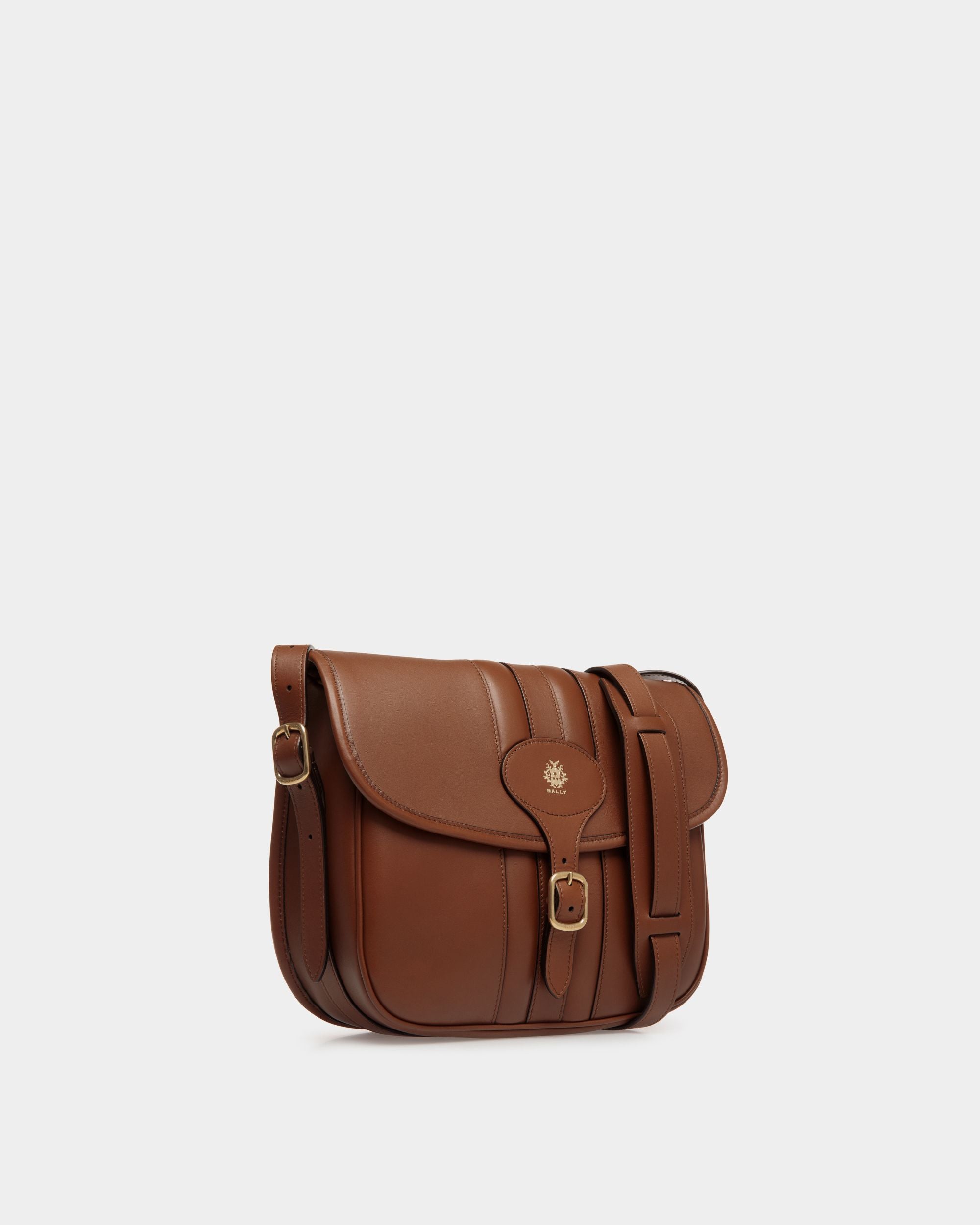 Beckett Crossbody Bag in Brown Leather - Men's - Bally - 03