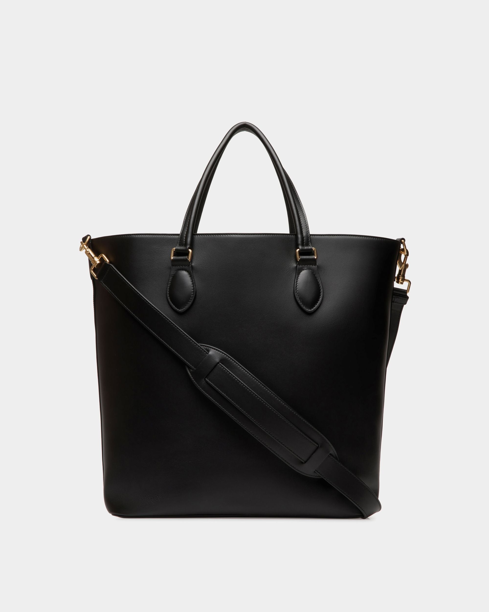 Beckett Tote In Black Leather - Herren - Bally - 02