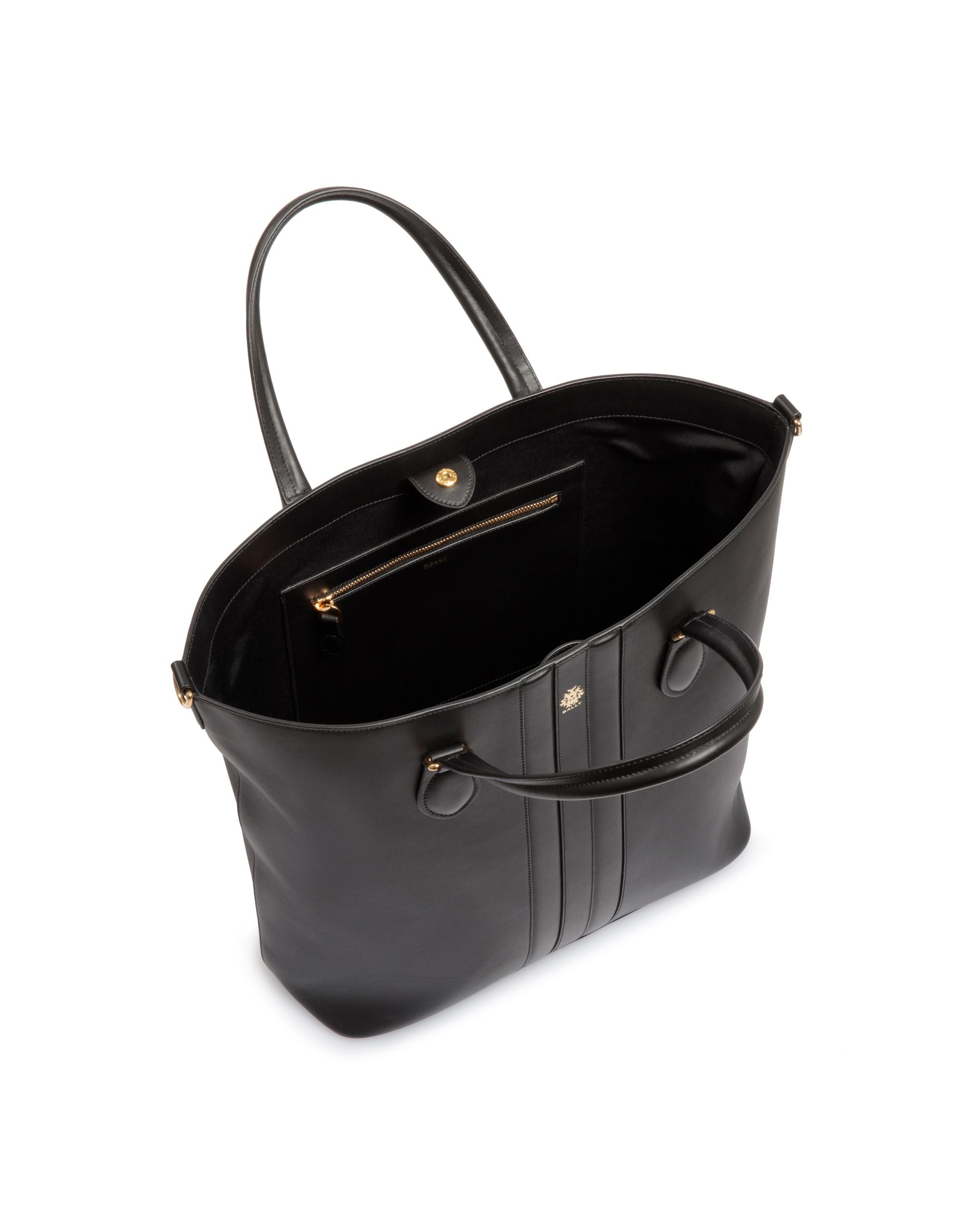 Beckett Tote In Black Leather - Herren - Bally - 04