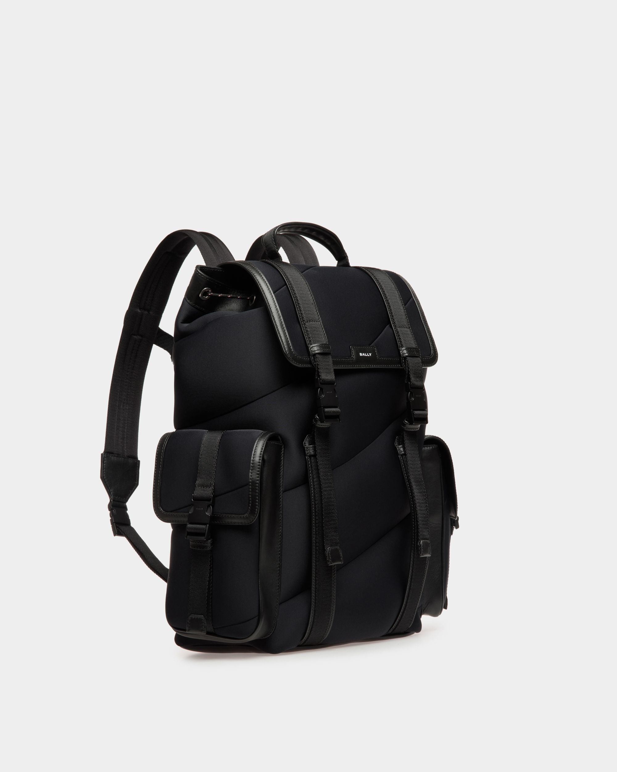 Sac À Dos Mountain En Néoprène Noir - Homme - Bally - 03