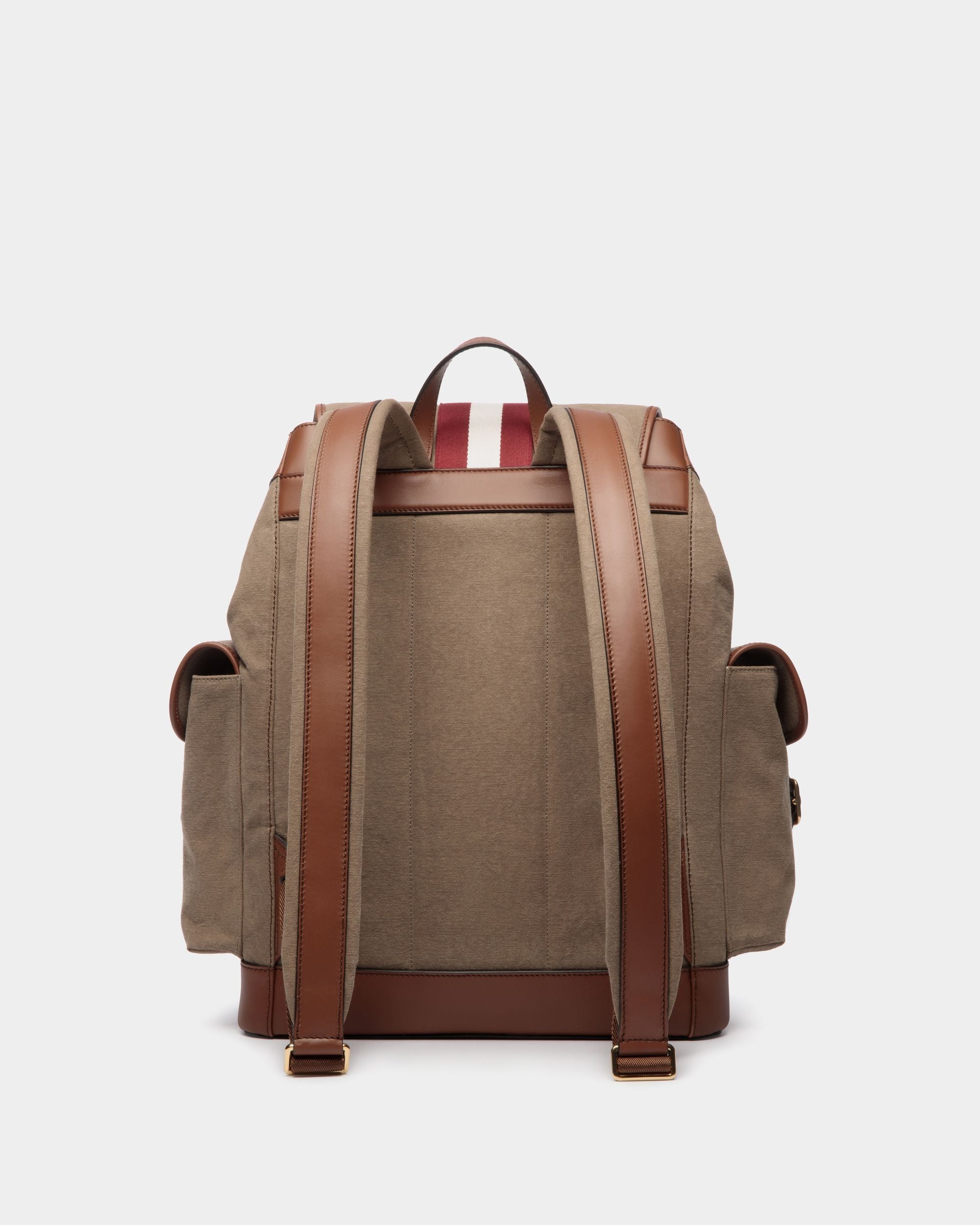 Beckett Rucksack Aus Baumwollcanvas In Kaki - Herren - Bally - 02