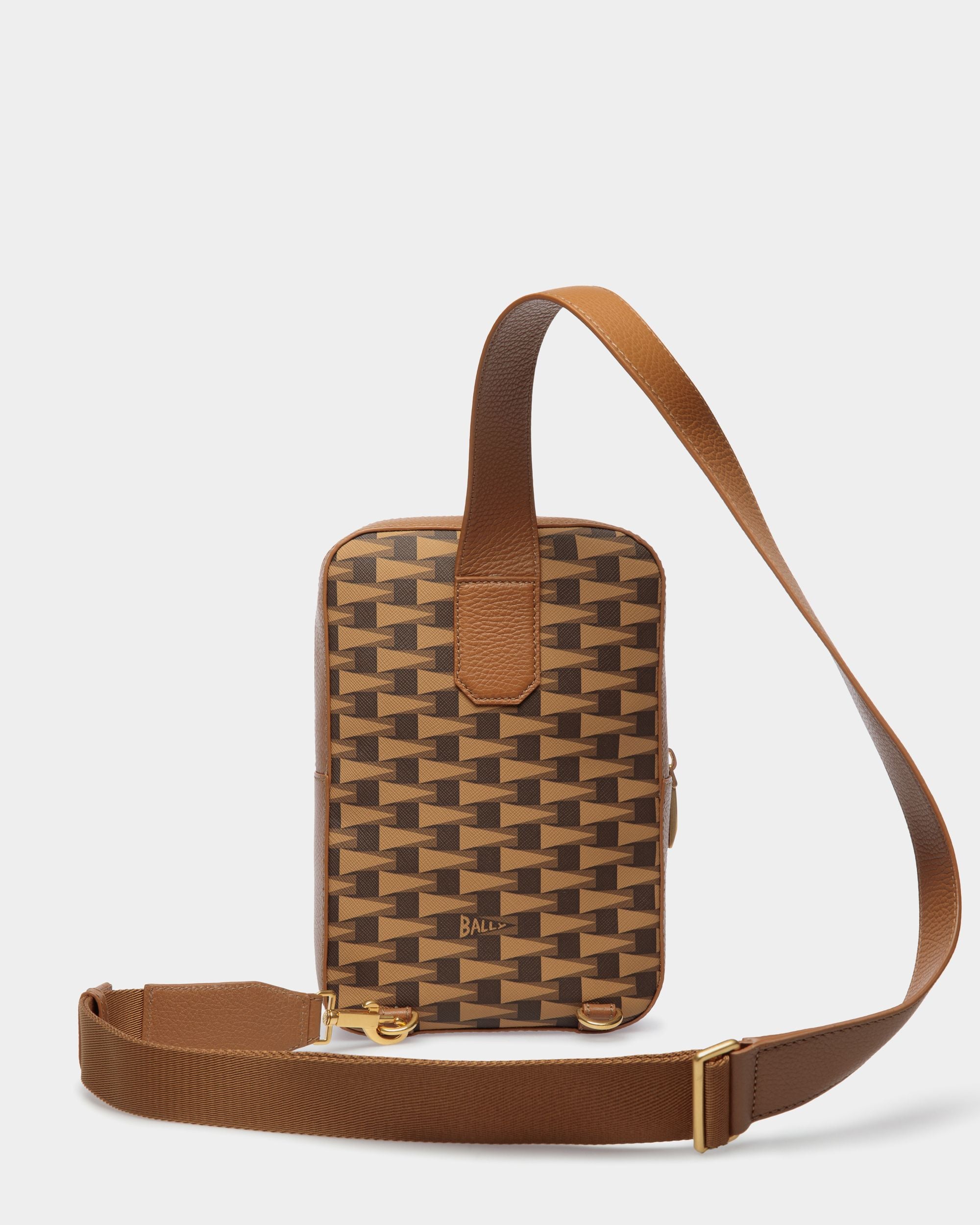 Pennant Sling Bag in Desert - Homme - Bally - 02