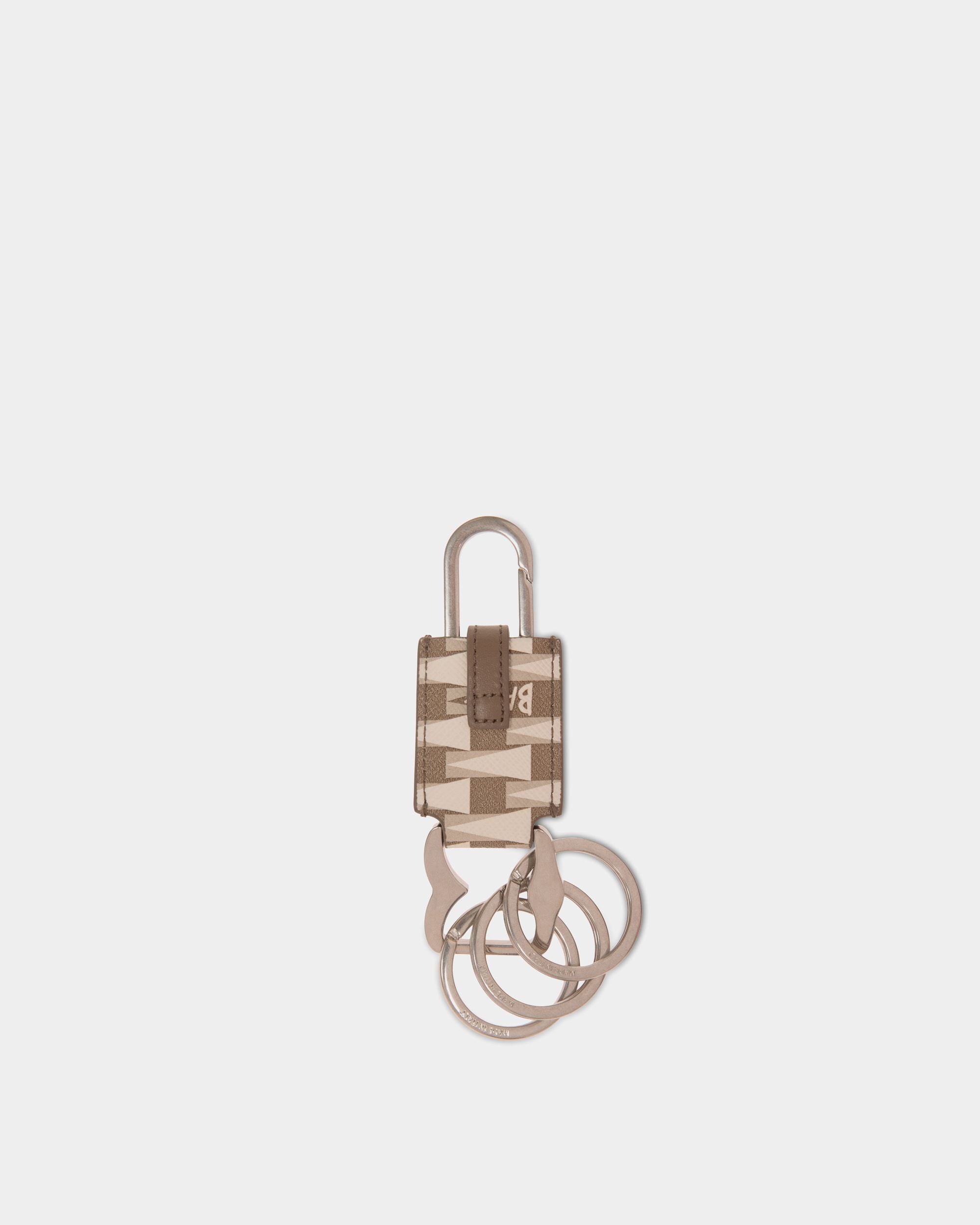 Pennant Key Holder In Taupe - Herren - Bally - 02