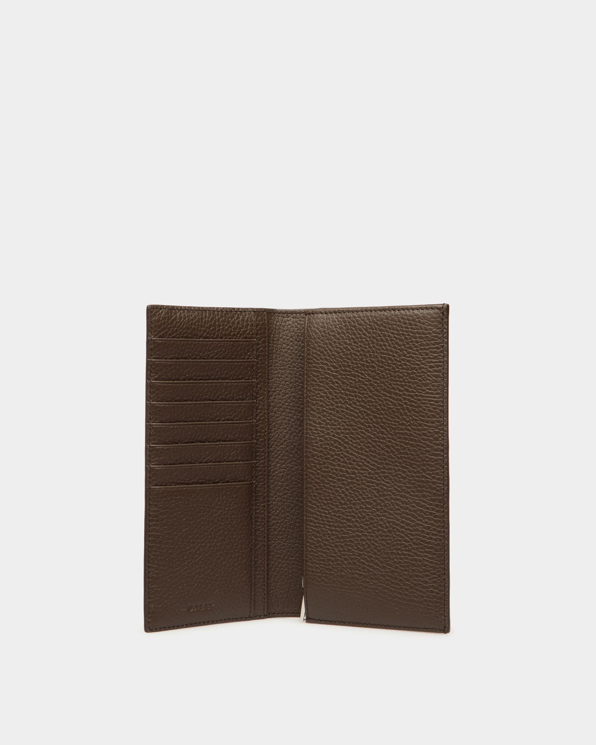 Ribbon Continental Wallet in Ebano Leather - Men's - Bally - 03