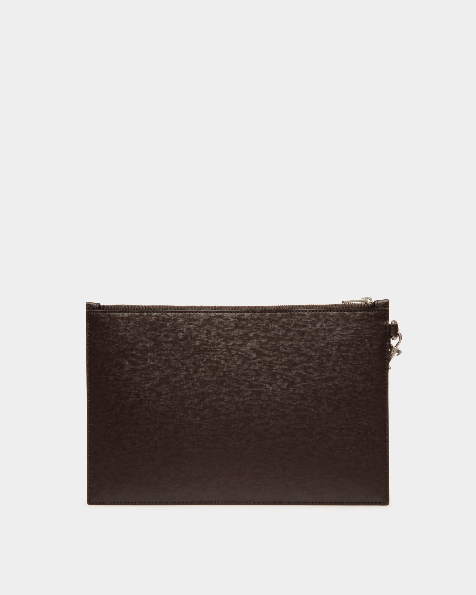 Mythos Pochette Aus Recyceltem Leder In Ebenholz - Herren - Bally - 02