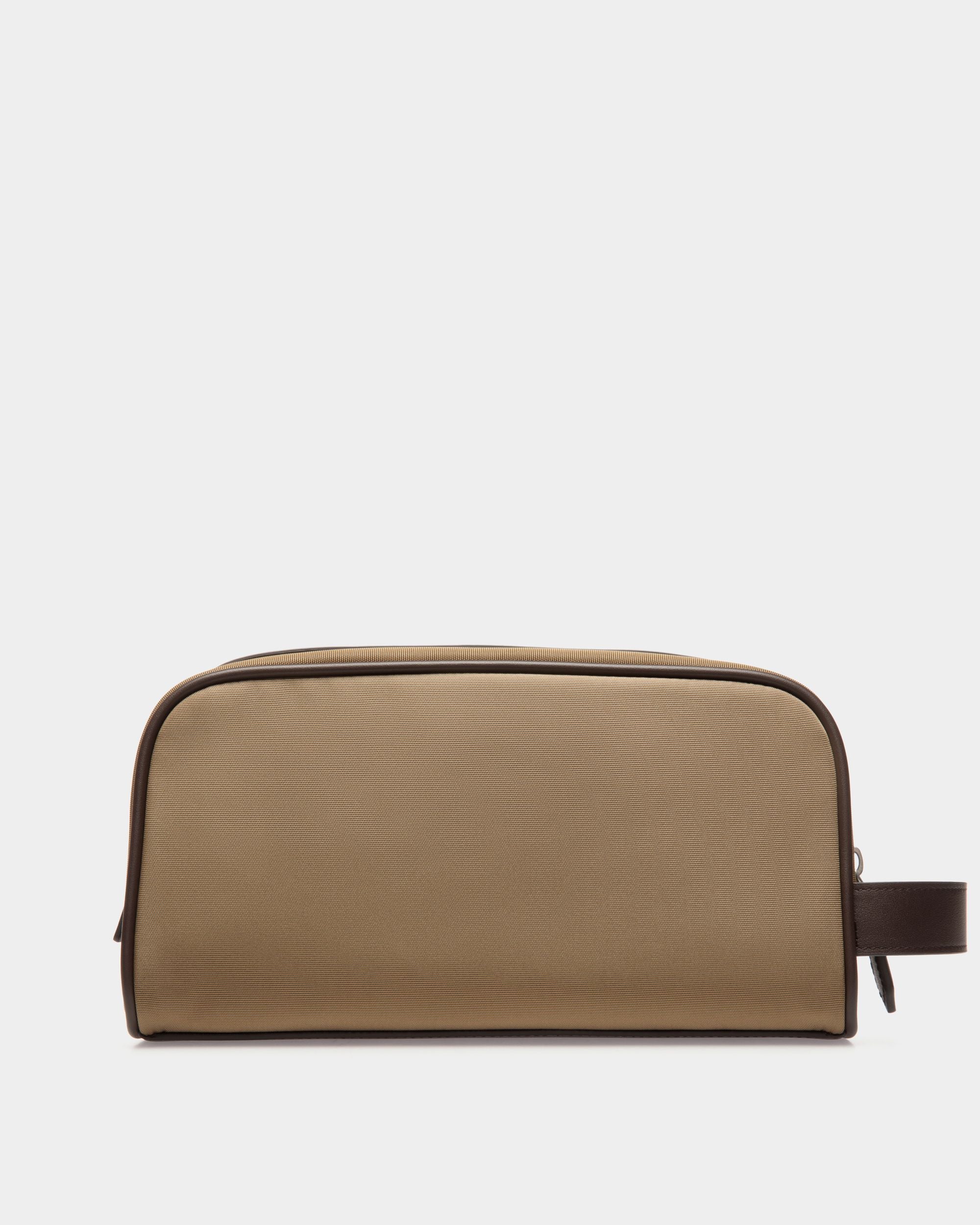 Trousse De Toilette Code En Nylon Camel - Homme - Bally - 02