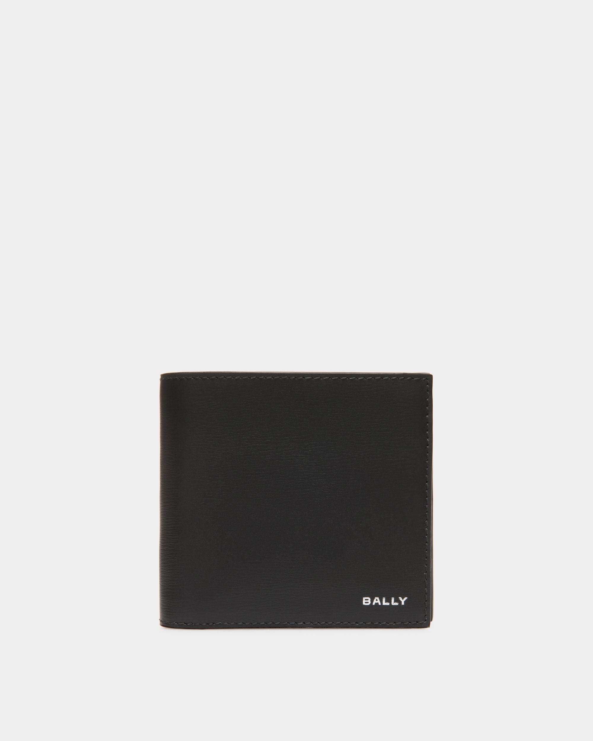 Portefeuille À Deux Volets Beckett En Cuir Noir - Homme - Bally - 01