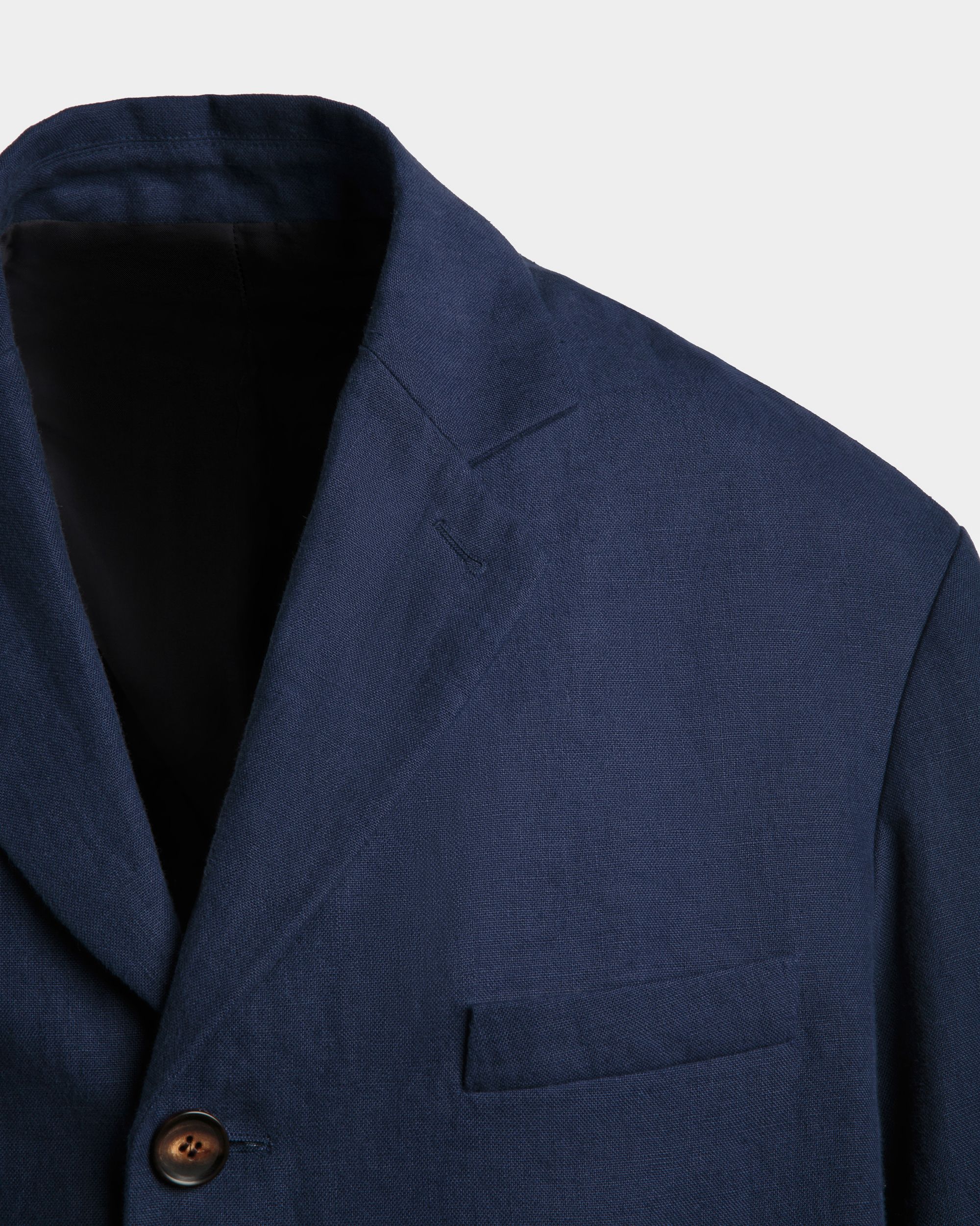 Veste En Lin Navy Blue - Homme - Bally - 02