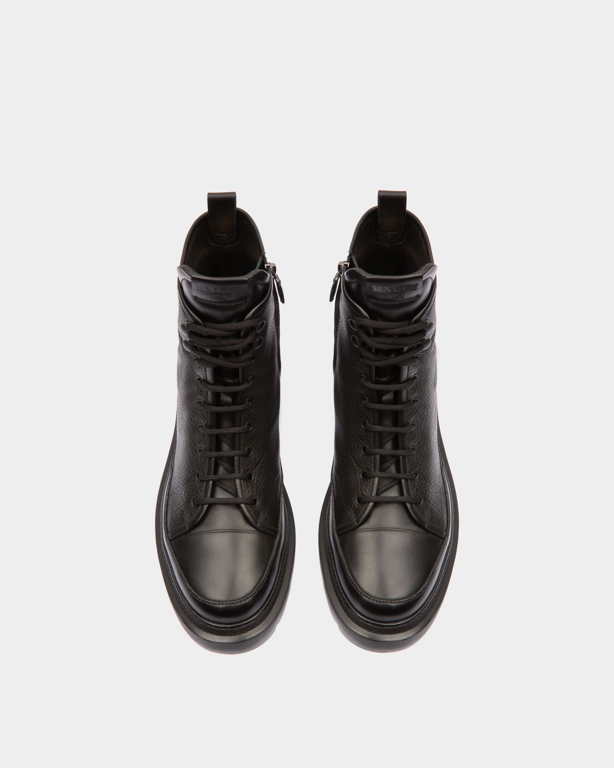 Vatiz Bottines En Cuir Noir - Homme - Bally - 02