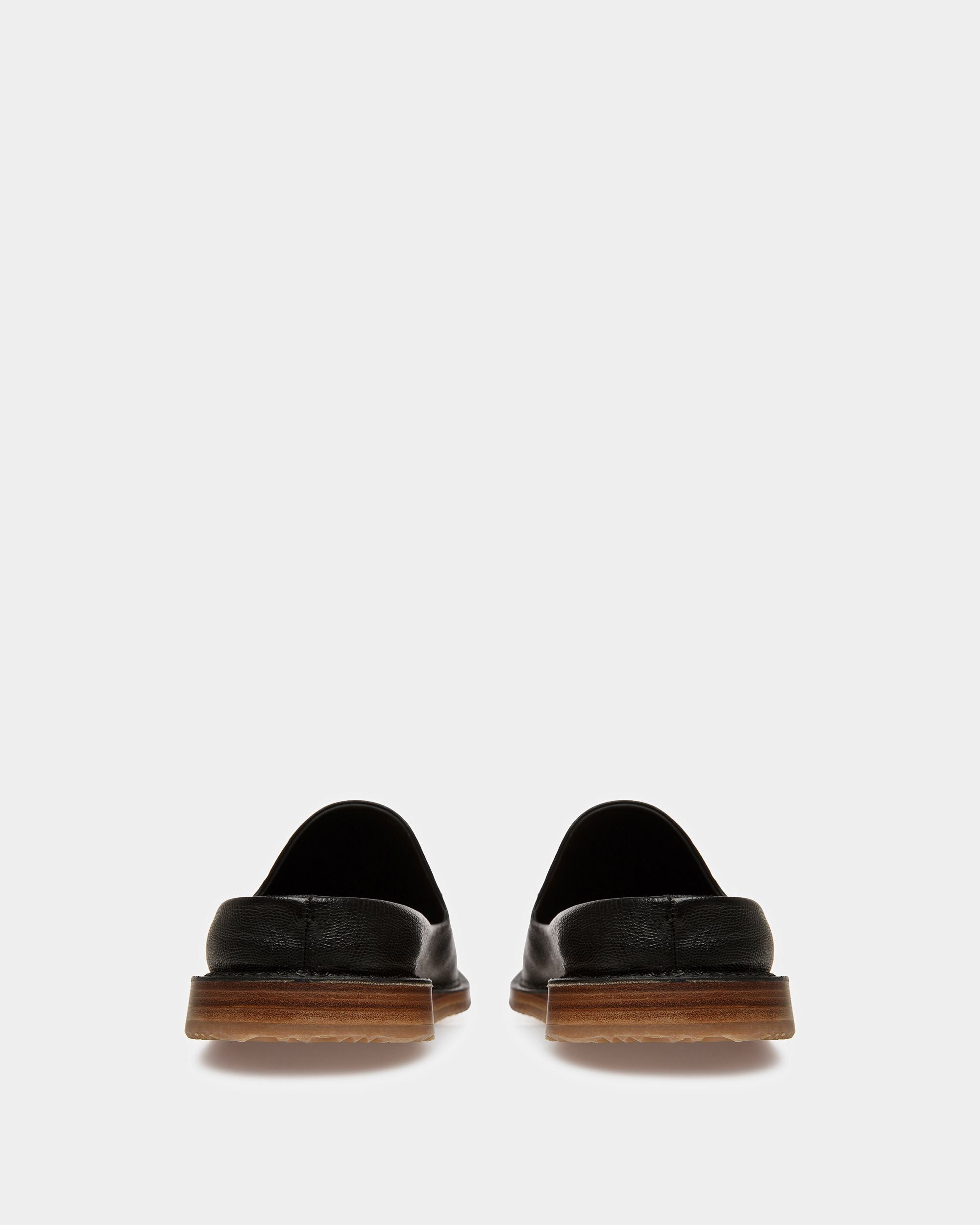 Fosko Slipper In Pelle Nera - Uomo - Bally - 04