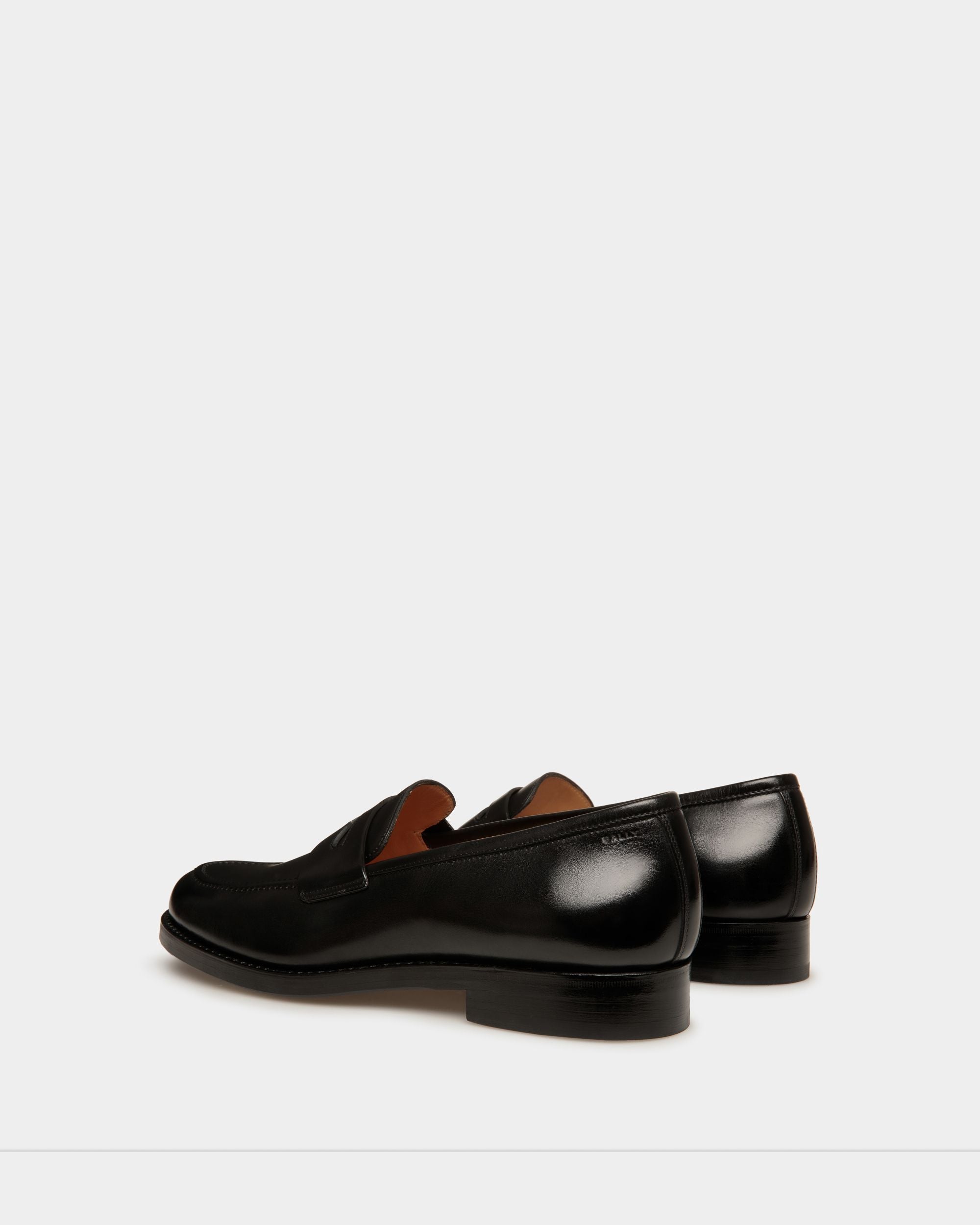 Mocassin Schoenen En Cuir Noir - Homme - Bally - 03