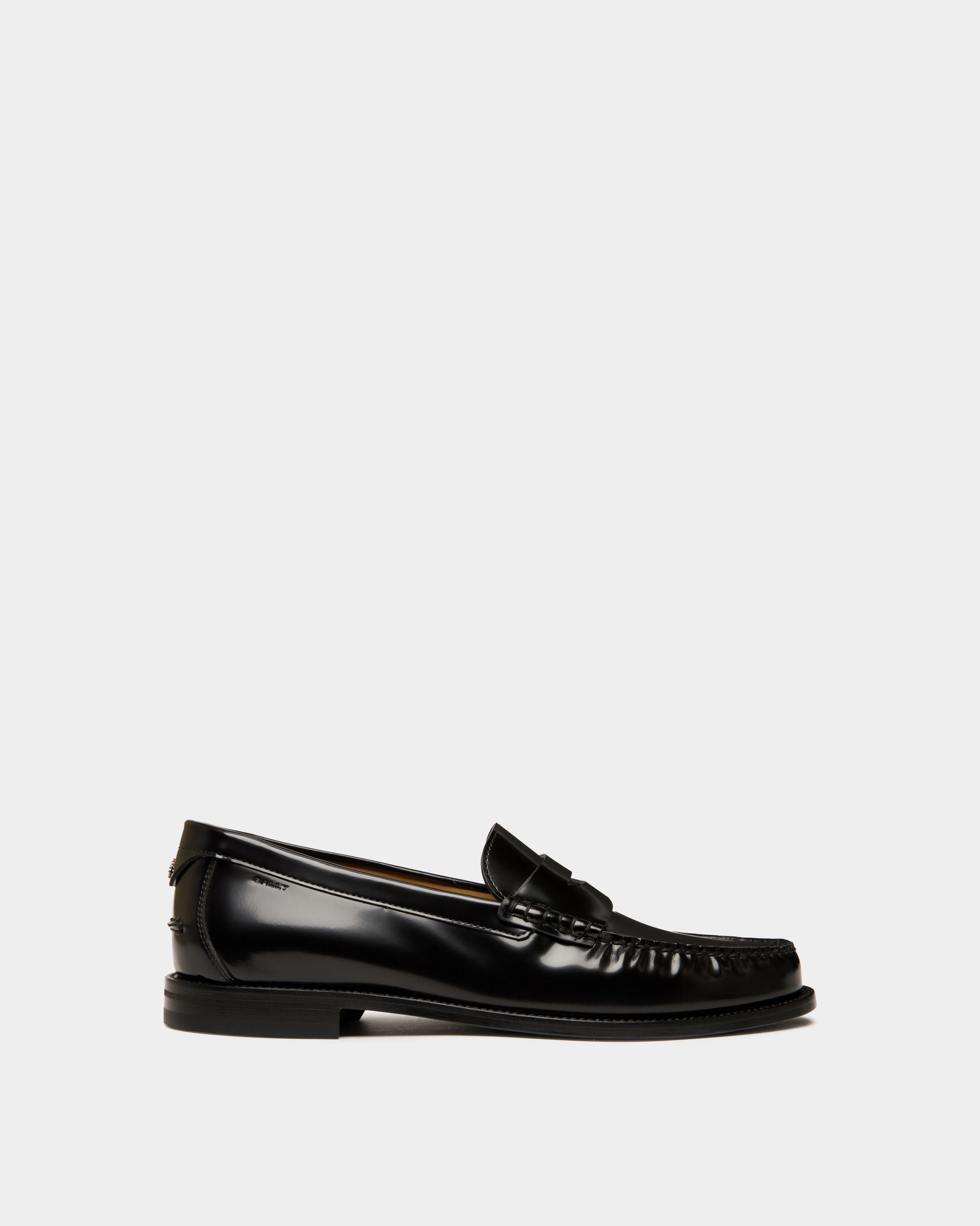 Mocassin Capitol En Cuir Noir - Homme - Bally - 01