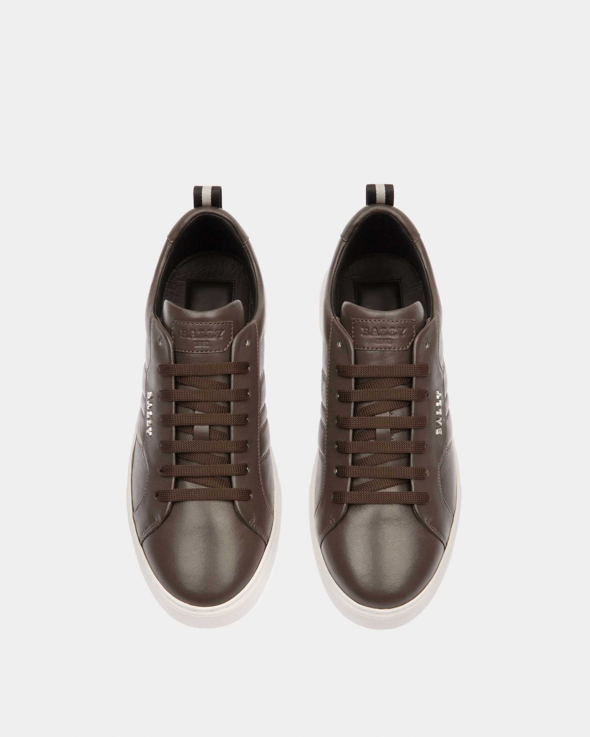 Maxim Sneaker In Pelle Grigio Scuro - Uomo - Bally - 02