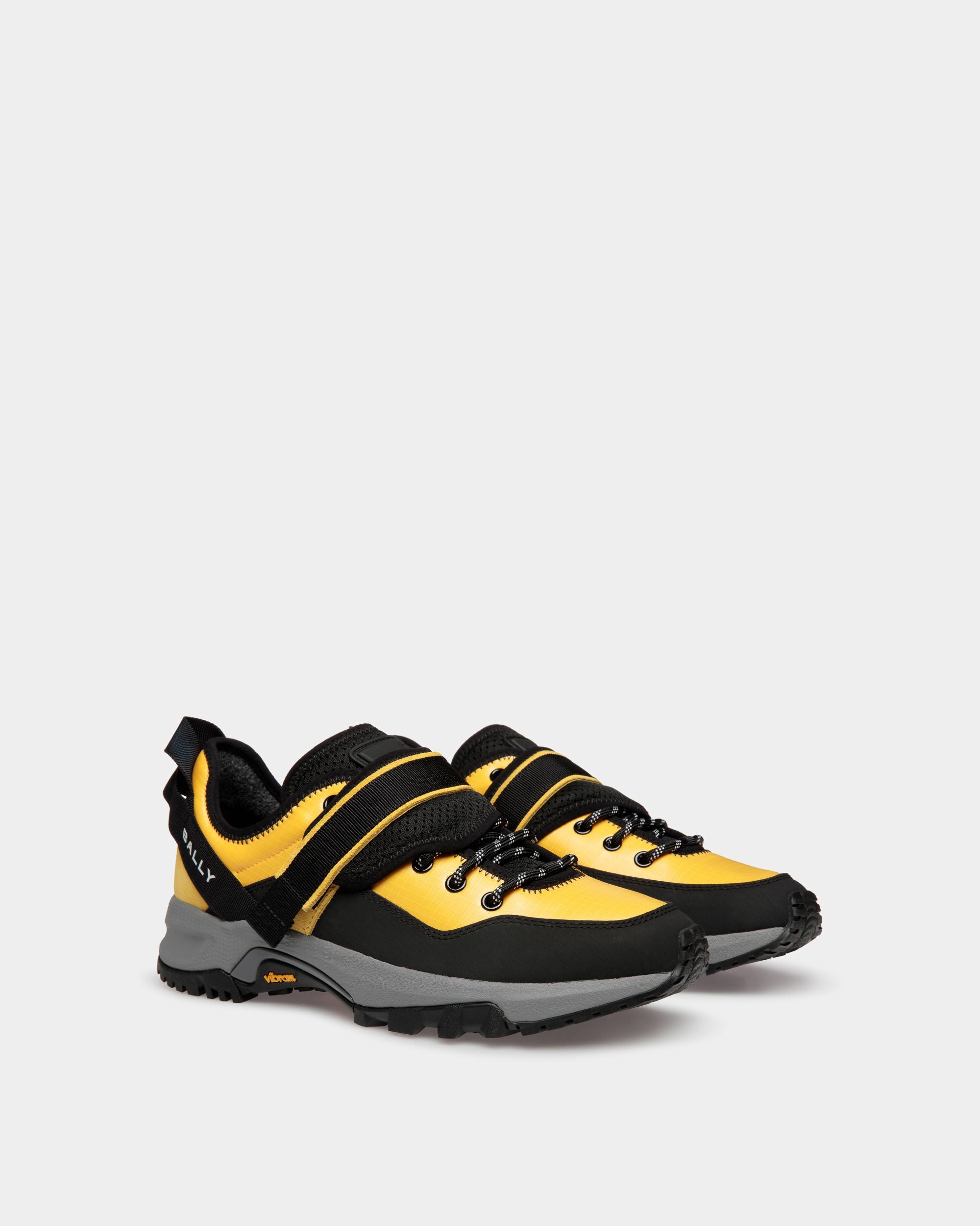 Faster Sneaker In Yellow Nylon - Men's - Bally - 03