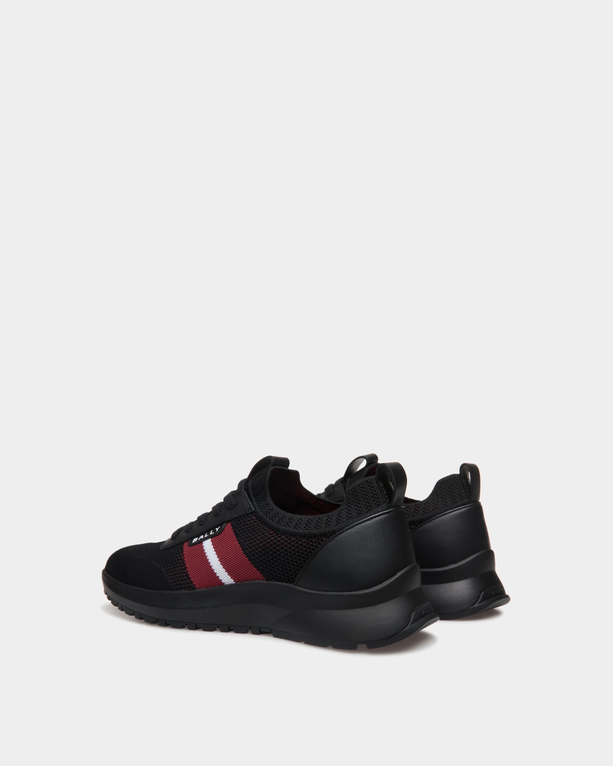 Outline Sneaker in Black Knit - Men's - Bally - 03