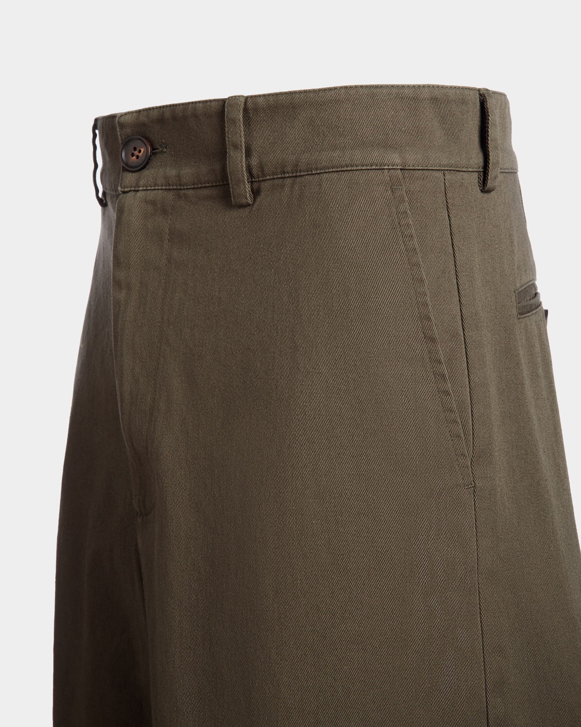 Shorts Aus Baumwolle In Military Green Aus Der Adrien Brody Travel-Kollektion - Herren - Bally - 06