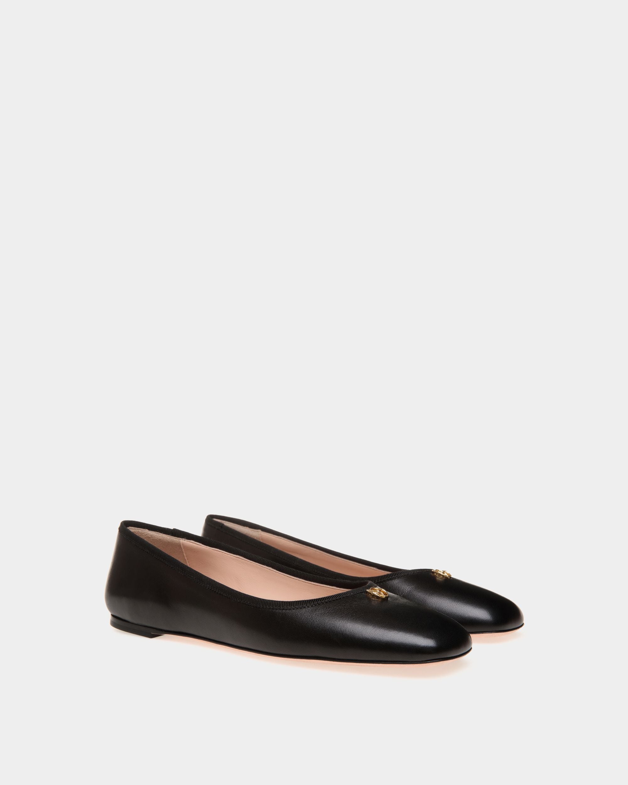 Ballyrina Ballerina Aus Nappaleder In Schwarz - Damen - Bally - 03