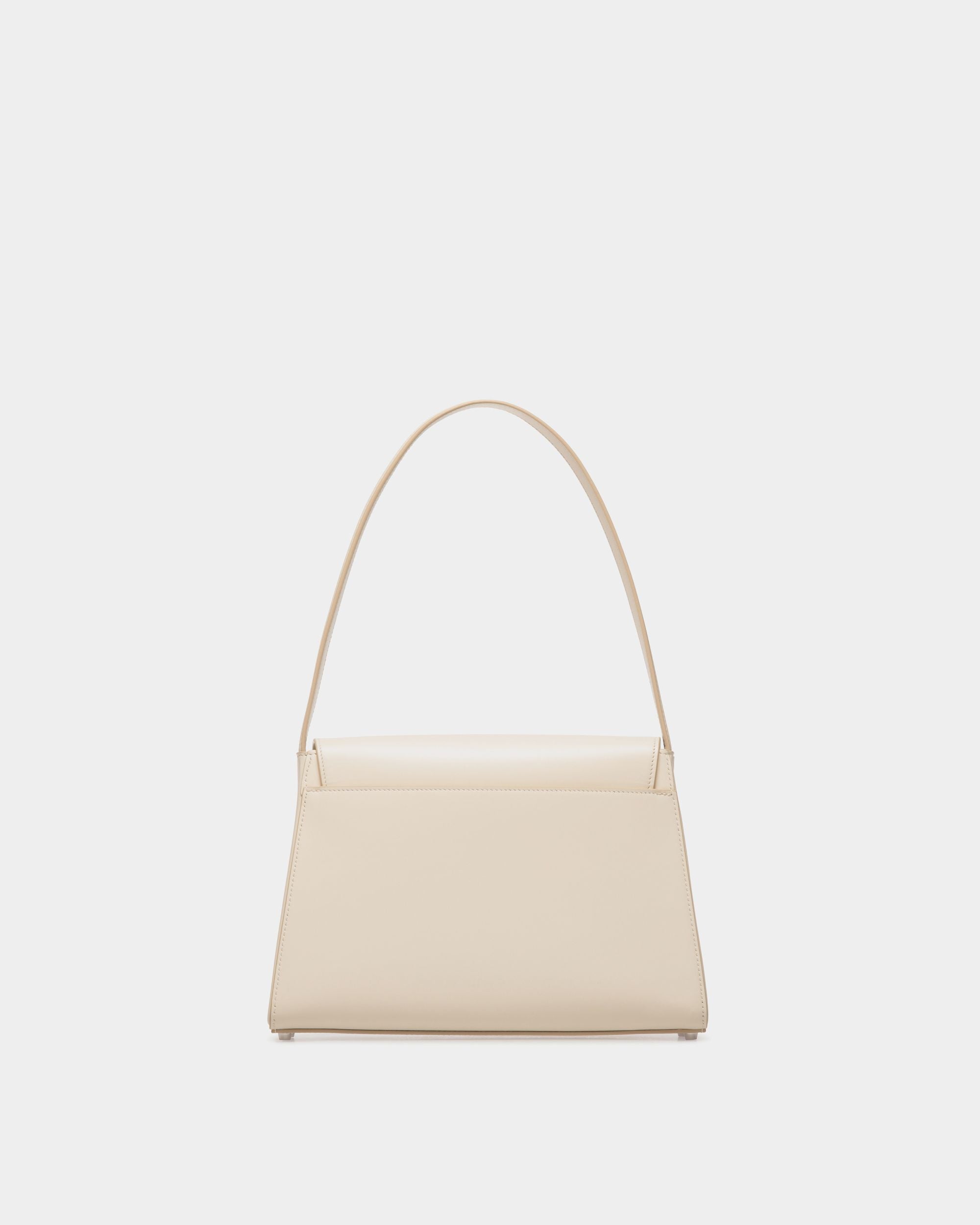 Sac D'épaule Ollam En Cuir Blanc - Femme - Bally - 02