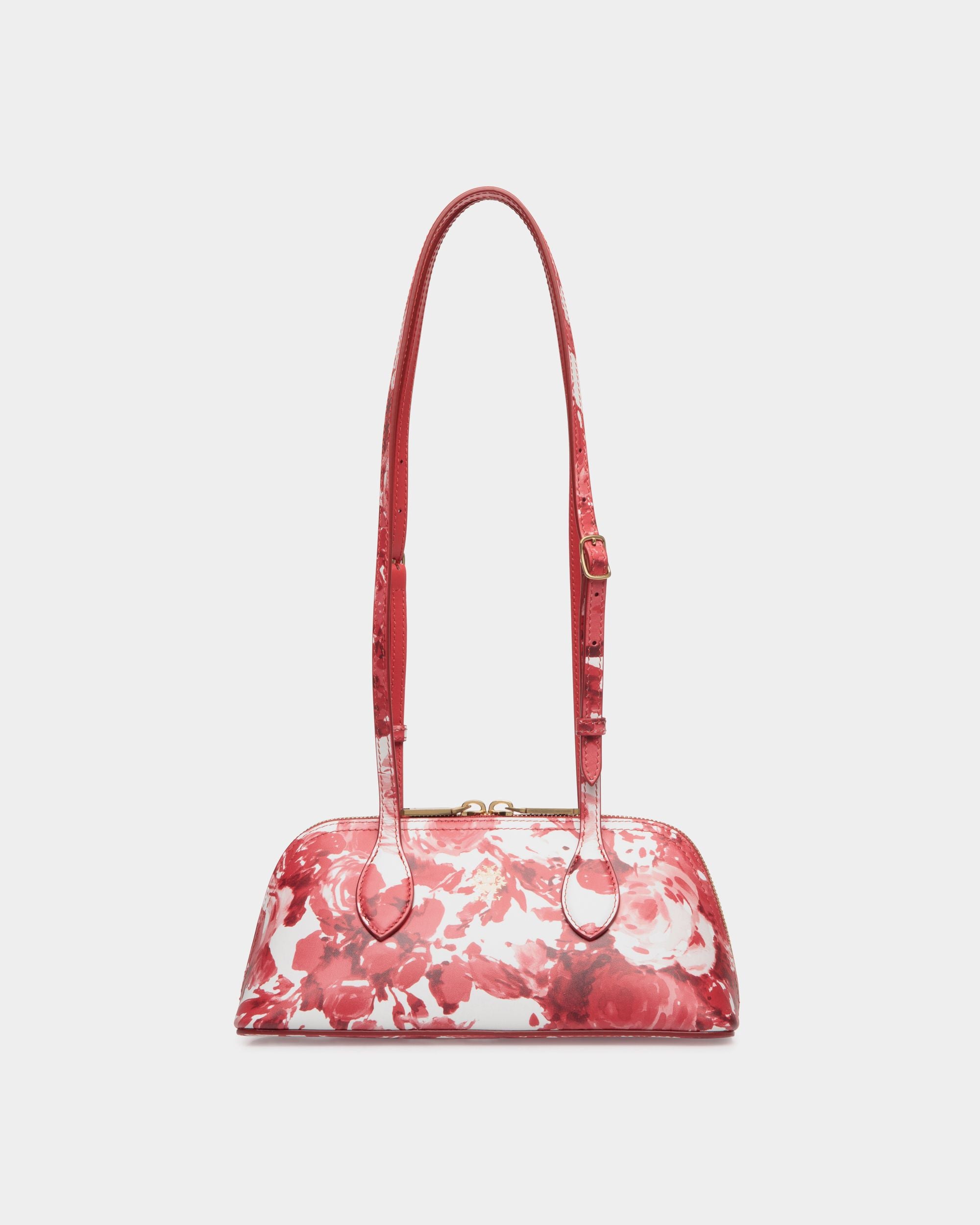 Borsa Mini Ray In Pelle Con Stampa Rosengarten - Donna - Bally - 01