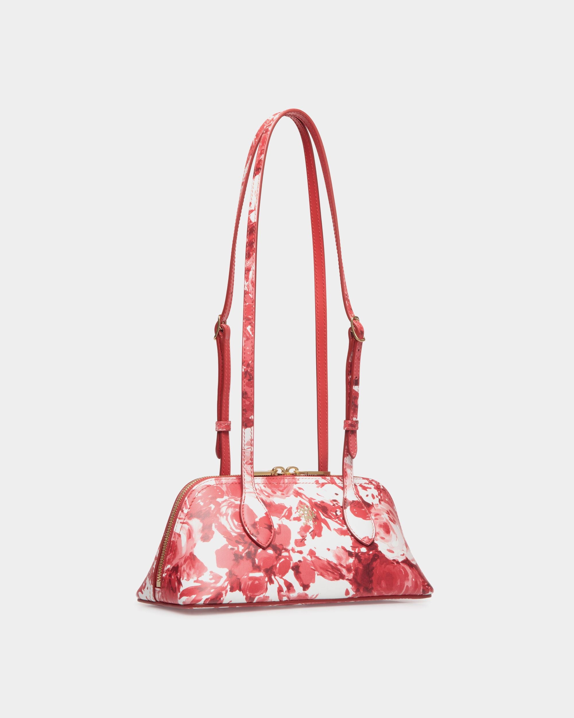 Borsa Mini Ray In Pelle Con Stampa Rosengarten - Donna - Bally - 03