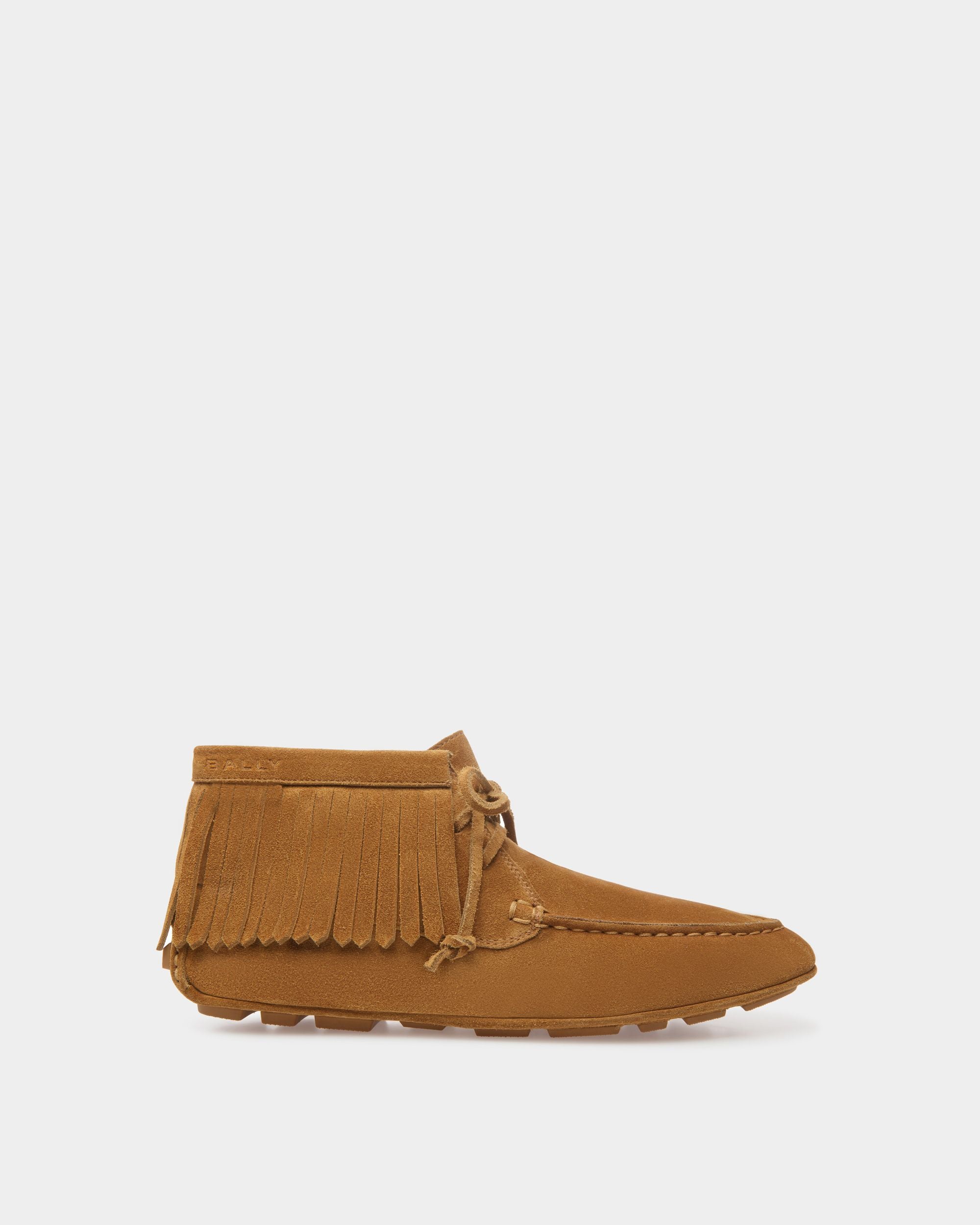 Kerbs Driver-Schuh Aus Leder In Desert - Damen - Bally - 01