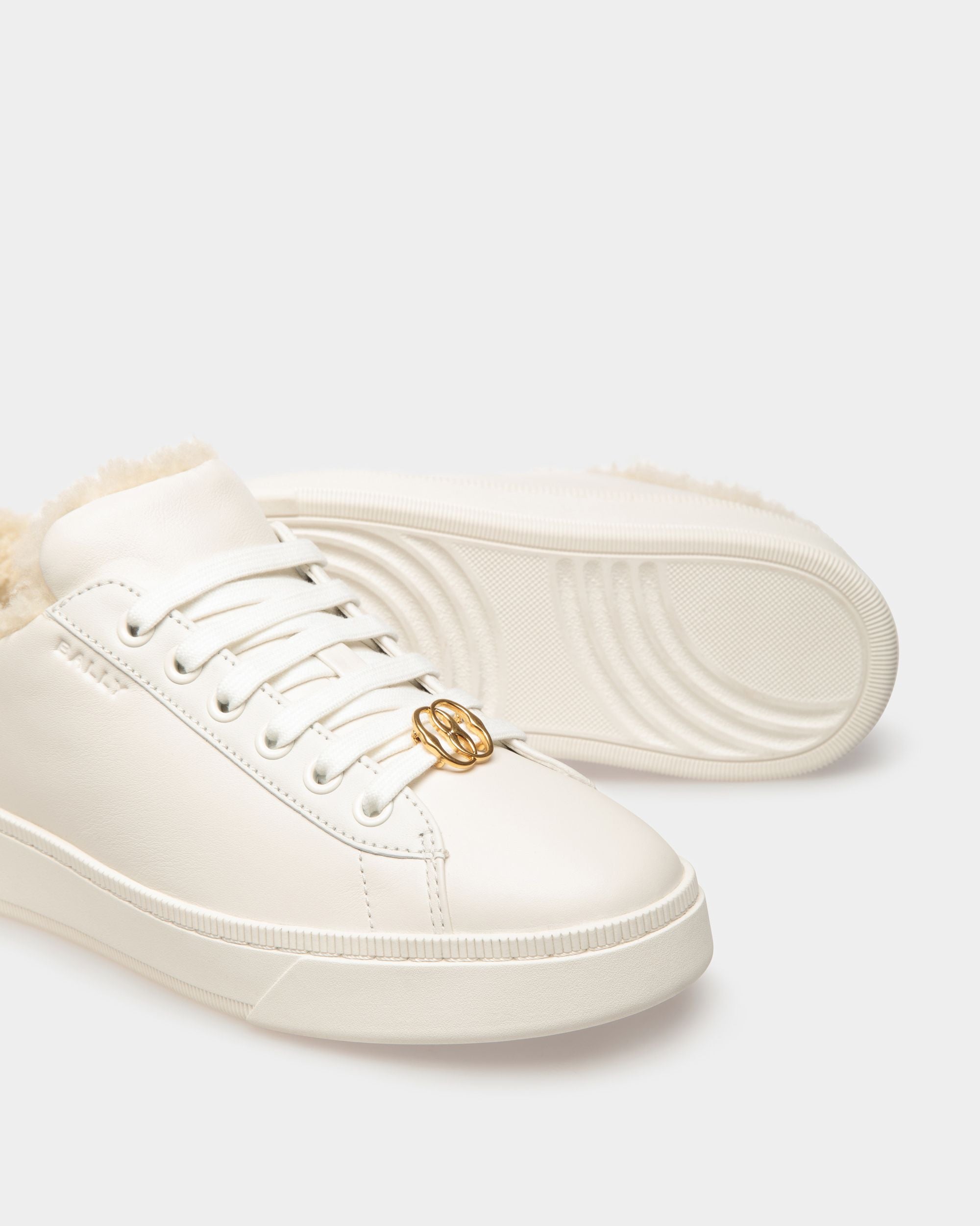 Raise Sneakers In White Leather - Women's - Bally - 06