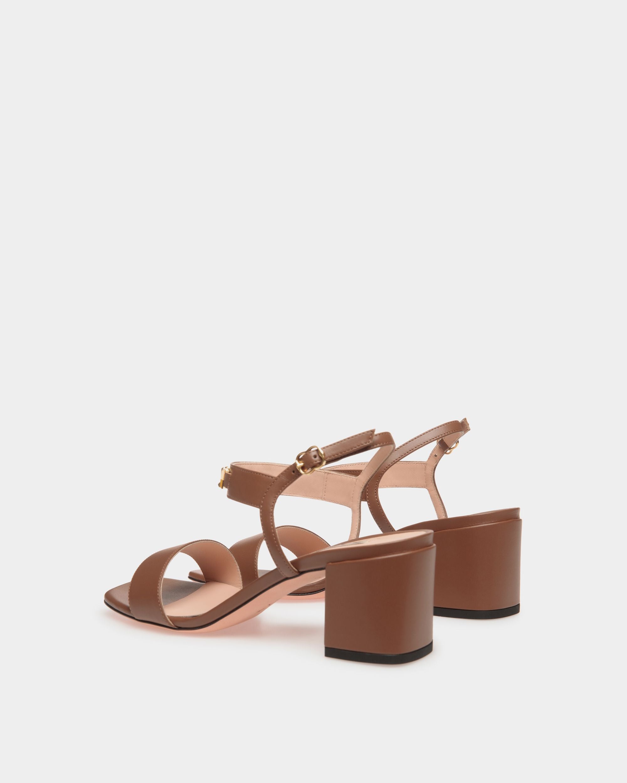 Bally Spell Heeled Sandal in Leather - Women's - Bally - 03